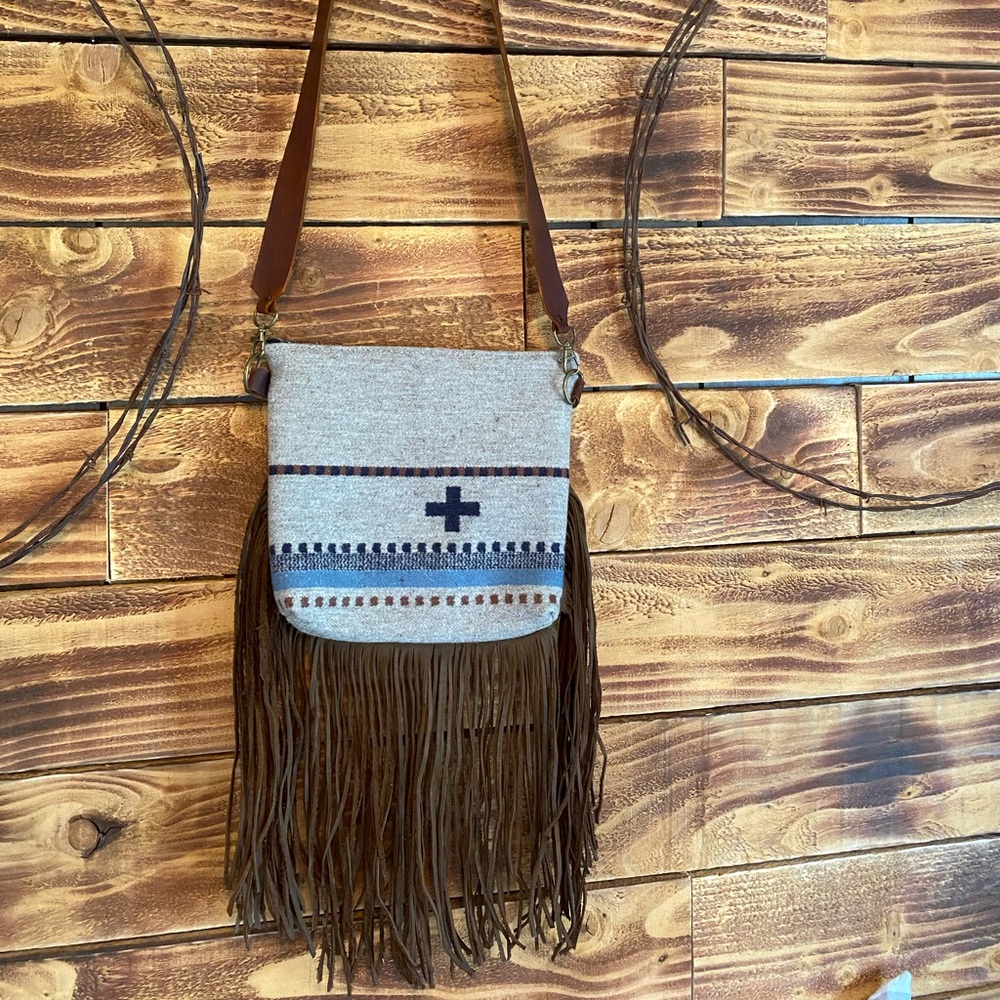 Wool crossbody
